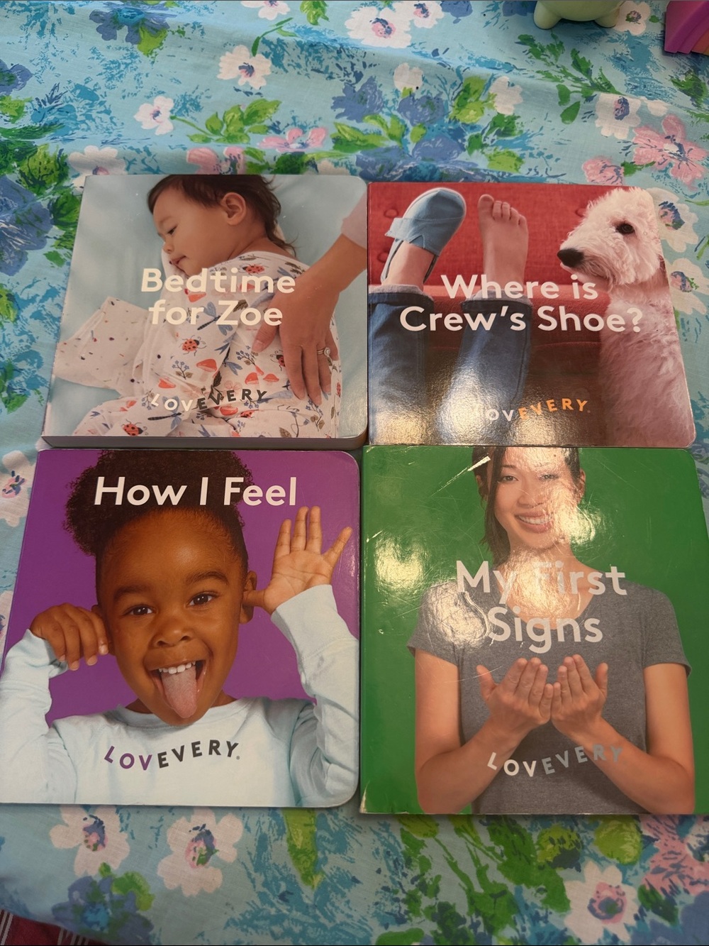 Lovevery Board Book Set - Bright Multicolor Kids Learning Books